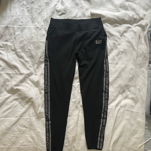Emporio Armani EA7 Black Hoodie & Sweatpants - Picture 2 of 5